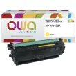 Toner équivalent HP W2122A - Jaune - Owa