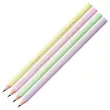 12 Crayons &agrave; papier pastel - T&ecirc;te coup&eacute;e - Mine HB - BIC 