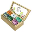42 sachets infusion et th&eacute; PUKKA Coffret d&eacute;couverte en bambou 