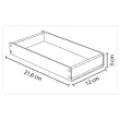 Plateau de bureau bois 