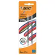 Recharge stylo bille 4 couleurs Smooth - Pointe moyenne - Noir - BIC
