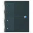 Cahier spirale Notebook A4+, 160p, 5x5, Oxford international Noir