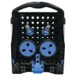 Chariot pliant double plateaux