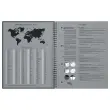 Cahier spirale Notebook A4+, 160p, 5x5, Oxford international Rouge