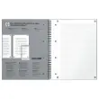 Cahier spirale Notebook A4+, 160p, 5x5, Oxford international Rouge