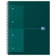 Cahier spirale Notebook A4+, 160p, 5x5, Oxford international Vert