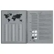 Cahier spirale Notebook A4+, 160p, 5x5, Oxford international Pétrole