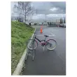 Parc pour 5 v&eacute;los avec appui pour guidon 