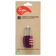 Cadenas à combinaison - Violet - Sign