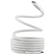 C&acirc;ble USB-C/USB-C magn&eacute;tique - Blanc - T'NB 