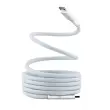 C&acirc;ble USB-C/USB-C magn&eacute;tique - Bleu et blanc - T'NB 