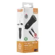 Chargeur voiture USB-C + câble type C 1M