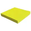 Bloc notes adh&eacute;sives 75 x 75 mm jaune fluo 