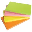 Bloc notes adhésives 125 x 75 mm rose fluo