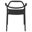 2 chaises NOVA intérieures/extérieures noires