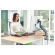 Bras simple pour écran - Faible encombrement - Gris foncé - LEITZ ERGO
