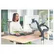 Bras double pour écran et ordinateur portable - Faible encombrement - Gris foncé - LEITZ ERGO