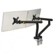 Bras porte-&eacute;cran double BE Flexible Dual - Noir 