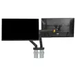 Bras porte-&eacute;cran double BE Flexible Dual - Noir 
