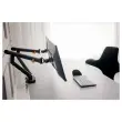 Bras porte-écran double BE Flexible Dual - Anthracite