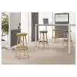 Tabouret haut tissu vert 