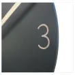Horloge Oxford Savana Bois MDF - Noir