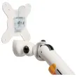 Bras porte-&eacute;crans double BE Flexible Dual blanc - Bakker 
