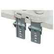 Bras porte-&eacute;crans double BE Flexible Dual blanc - Bakker 