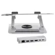 SUPPORT PC PORTABLE AVEC HUB 6 EN 1 