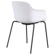 Fauteuil Weekly metal blanc 