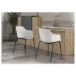 Fauteuil WEEKLY m&eacute;tal blanc mont&eacute; 