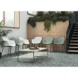 Fauteuil WEEKLY métal vert monté