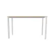 Table haute rectangulaire 180 x 80 Acacia /Blanc
