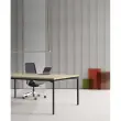 Bureau Bastia L 140 cheine veine / anthracite 