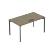 Bureau Bastia L 160 cheine veine / vert 