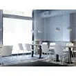 2 fauteuil 4 pieds acot polypropylene blanc