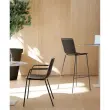 2 chaises 4 pieds acot polypropylene noire 