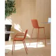 2 chaises 4 pieds acot polypropylene terracotta