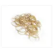 Sachet de bracelets caoutchouc &eacute;troitsSIGN 80 mm 1 kg coloris blond 