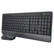 Kit clavier et souris sans fil Trezo Eco - Noir