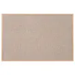 Tableau tissus gris cadre bois 40 x 60cm