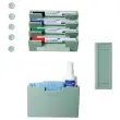 Brosse magn&eacute;tique verte pour tableau blanc - Rechargeable - LEGAMASTER 