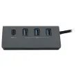 Hub 4 en 1 USB-A & USB-C 3.0 en aluminium vers 3x USB-A + 1xUSB-C