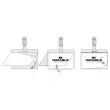 25 Badges autoplastifiables - DURABLE - 9 x 5,4 cm 