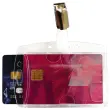 25 Porte-cartes magn&eacute;tiques avec clip - 2 cartes - DURABLE 