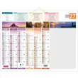 Calendrier banque Bouchut 4 saisons effa&ccedil;able 12 mois - 55 x 43 cm 
