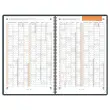 Agenda Oxford International A4 160p 1 sem/2 pages 2027 - Noir