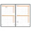 Agenda Oxford International A4 160p 1 sem/2 pages 2027 - Noir