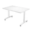 table basculante sur roulettes 120x80x74,1 cm blc/blc