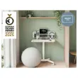 Bureau assis-debout compact - R&eacute;glage pneumatique - LEITZ Ergo 
